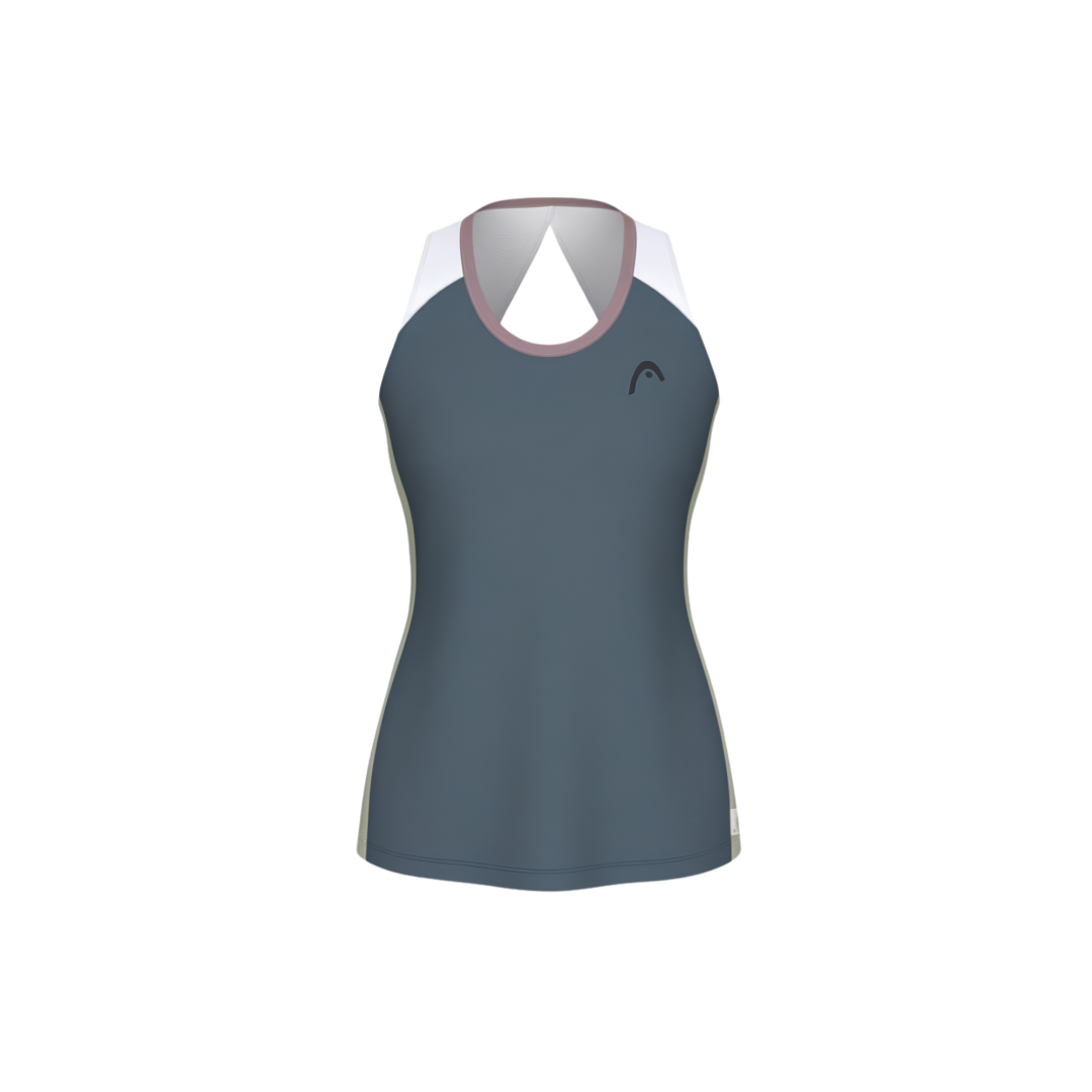 HEAD TANK TOP PETITE PLAY TECH NAVY