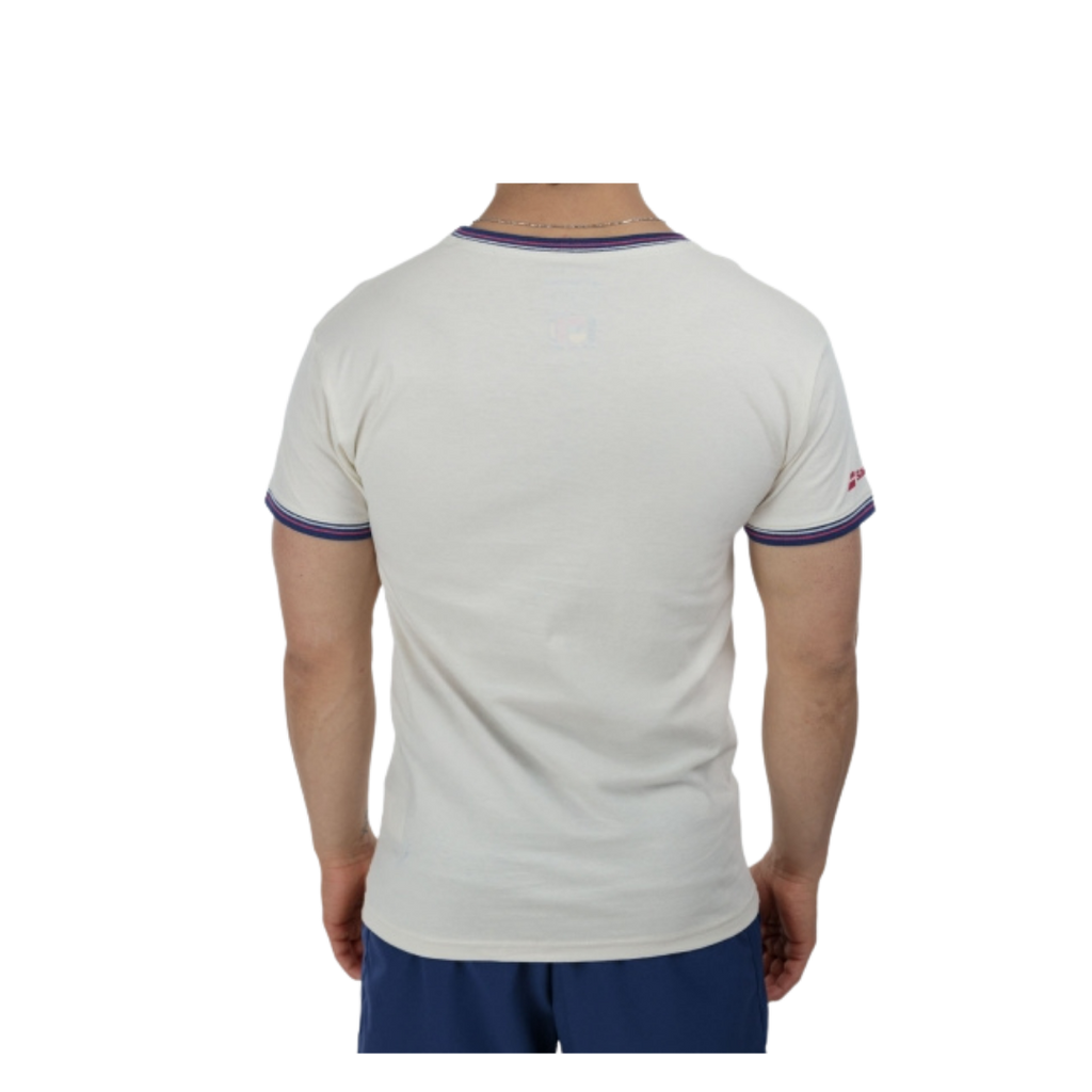 BABOLAT T-SHIRT MEN 150 YEARS CANOLLI/CREAM