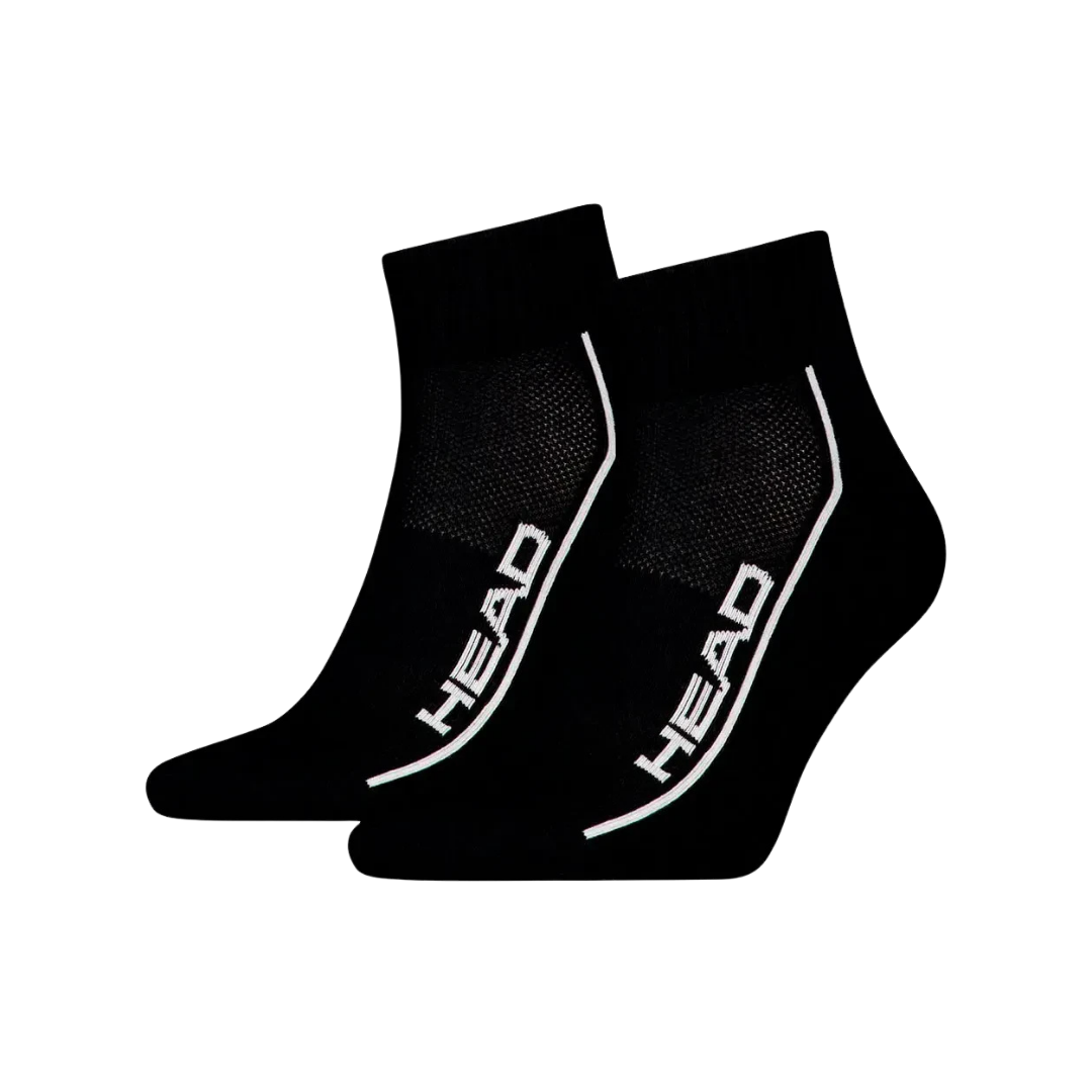 HEAD SOCKS SHORT PADEL PERFORMANCE BLACK (1 PAIR)
