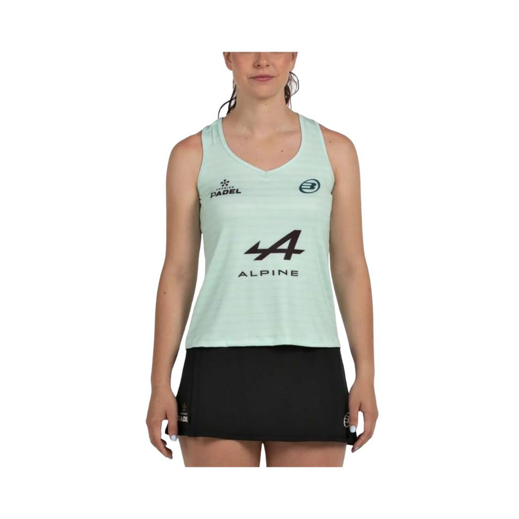 BULLPADEL T-SHIRT WOMEN SPONSORS PREMIER PADEL CLAUDIA FERNANDEZ ADIES WATER GREEN 2026