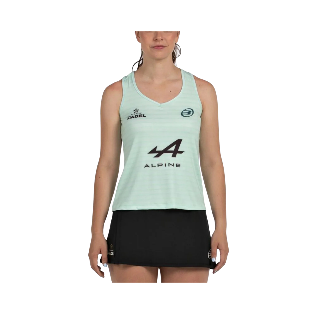 BULLPADEL T-SHIRT WOMEN SPONSORS PREMIER PADEL CLAUDIA FERNANDEZ ADIES WATER GREEN 2026