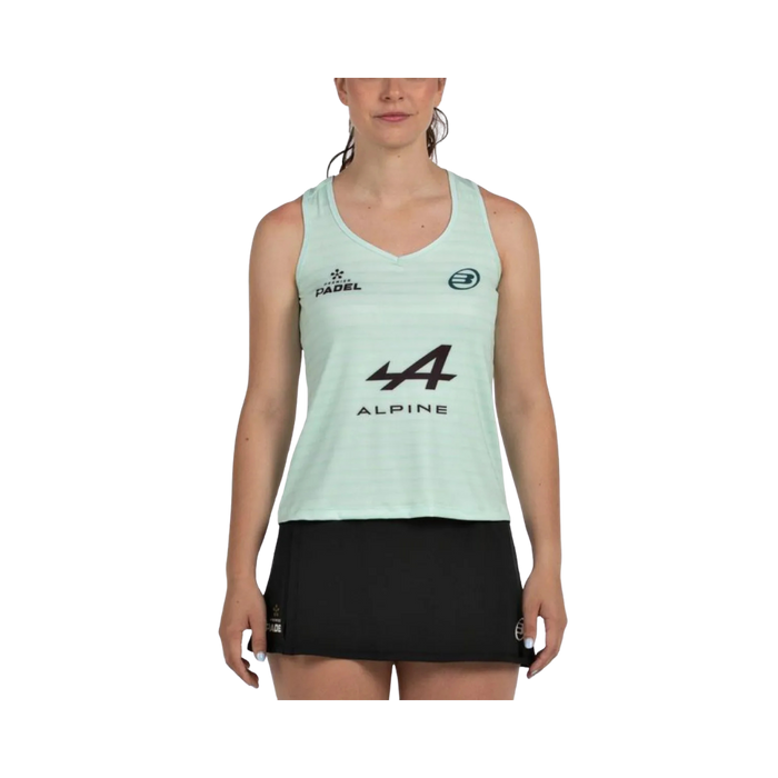 BULLPADEL T-SHIRT WOMEN SPONSORS PREMIER PADEL CLAUDIA FERNANDEZ ADIES WATER GREEN 2026