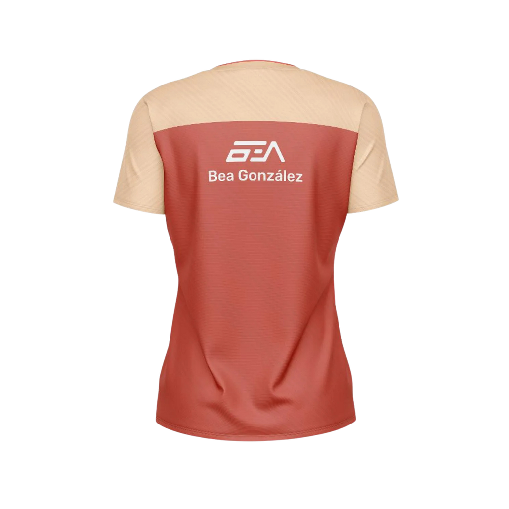 BULLPADEL T-SHIRT WOMEN SPONSORS BEA GONZALEZ AZABAL GRAPEFRUIT 2026