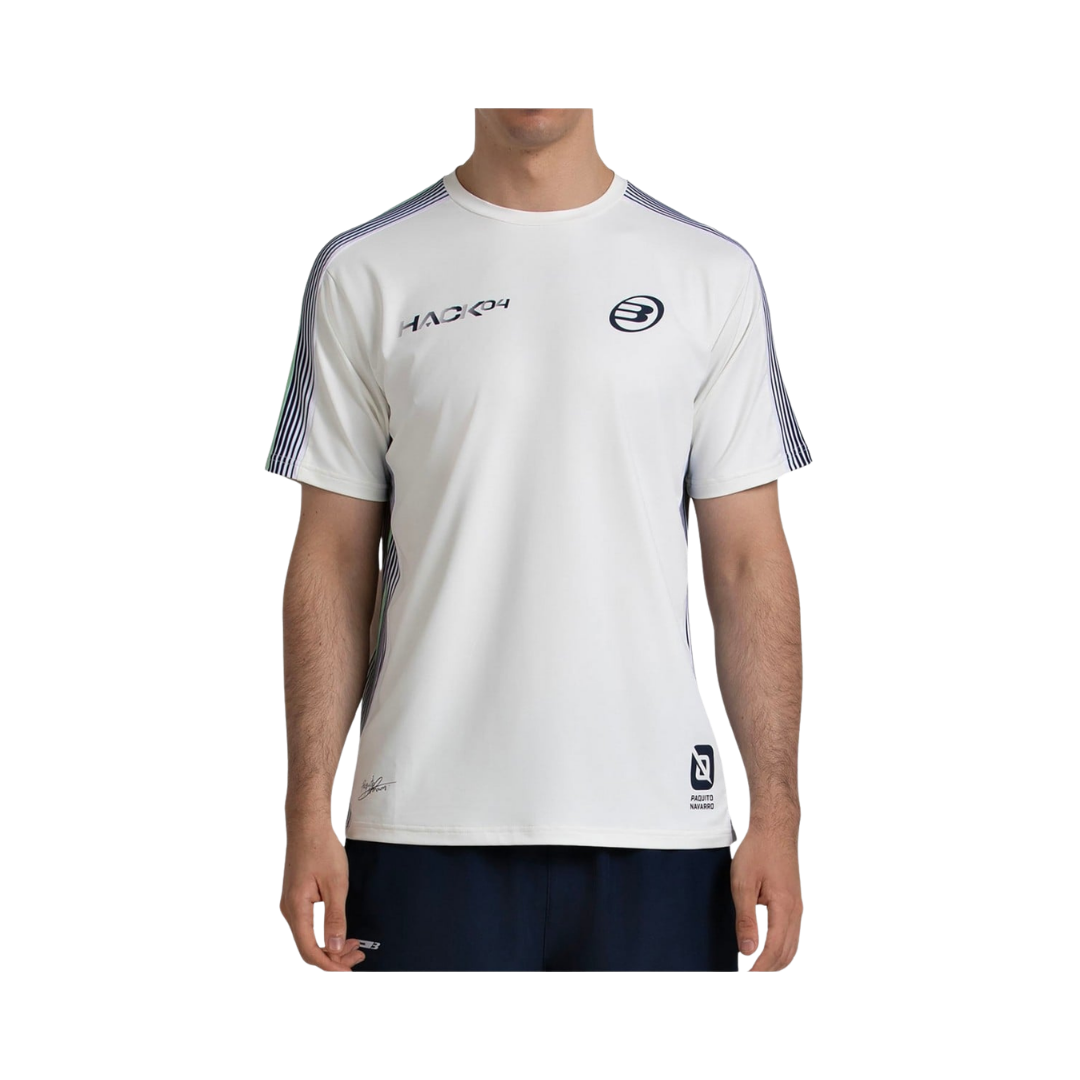 BULLPADEL T-SHIRT MEN SPONSORS PAQUITO NAVARRO 26V BONE 2026