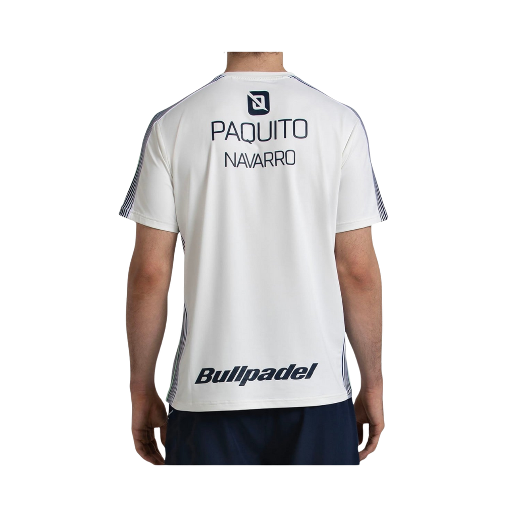 BULLPADEL T-SHIRT MEN SPONSORS PAQUITO NAVARRO 26V BONE 2026