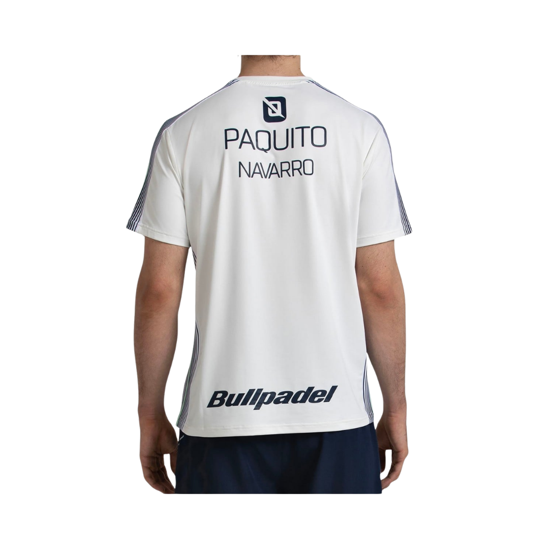 BULLPADEL T-SHIRT MEN SPONSORS PAQUITO NAVARRO 26V BONE 2026
