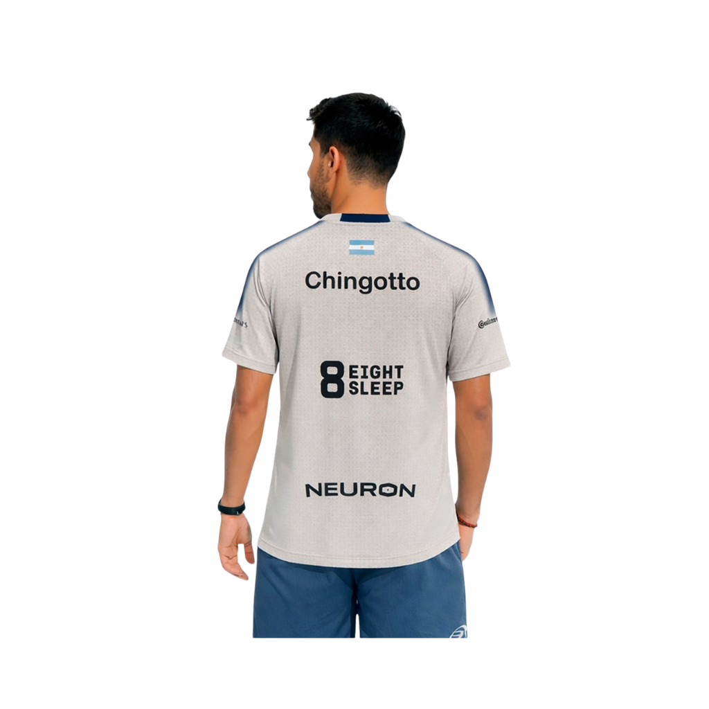 BULLPADEL T-SHIRT MEN SPONSORS PREMIER PADEL CHINGOTTO MONTSE ARENA VIGORE 2026