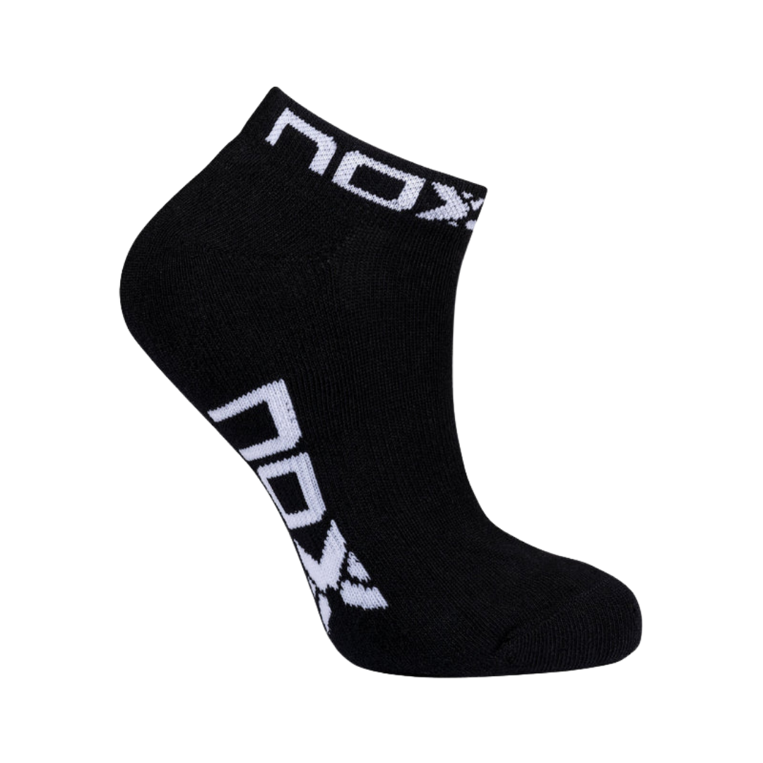 NOX SOCKS UNISEX ANKLE BLACK WHITE