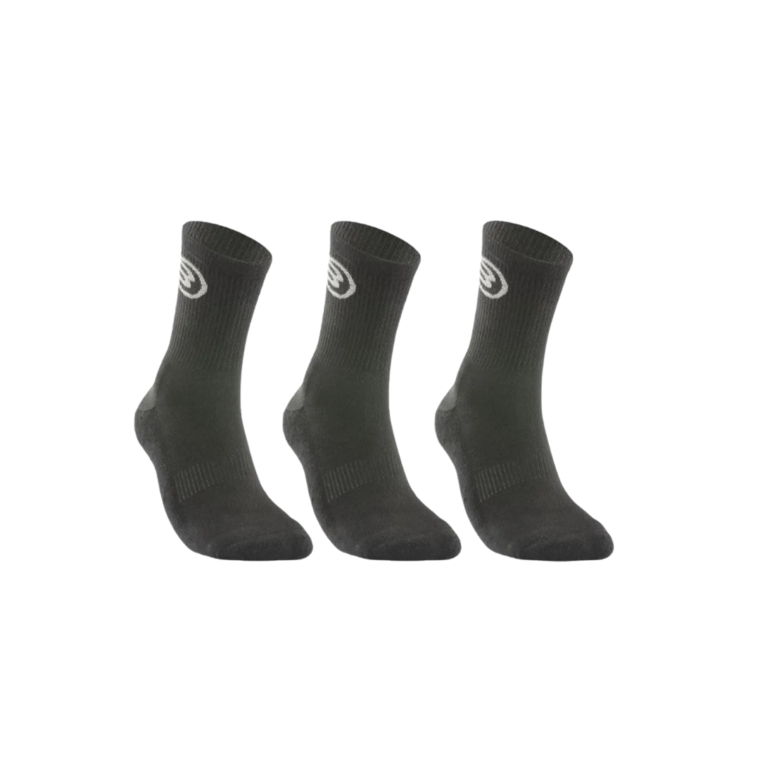 BULLPADEL SOCKS 3 PACK BP262 BLACK
