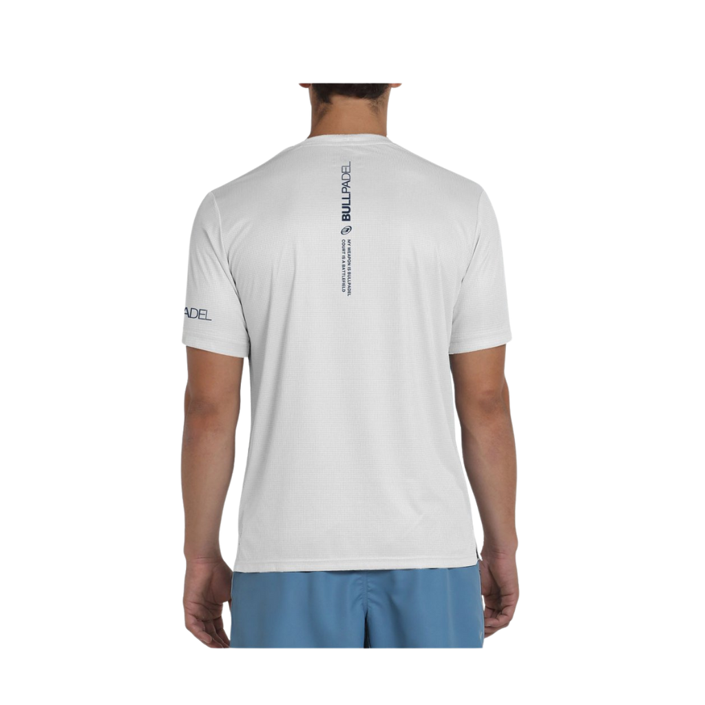 BULLPADEL T-SHIRT BEQUE BLANCO