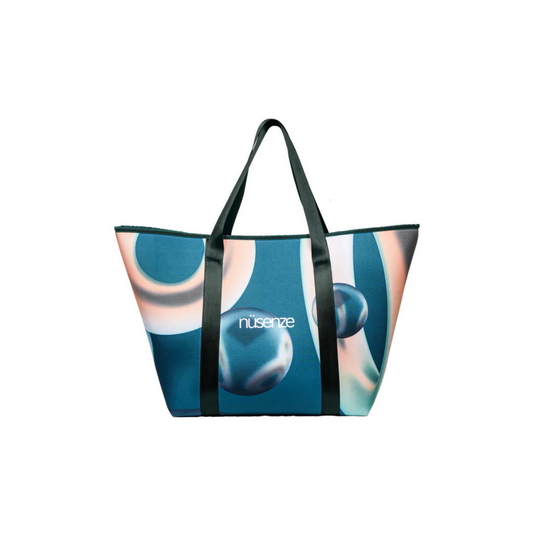 NUSENZE BAG GREEN RINGS TOTEBAG