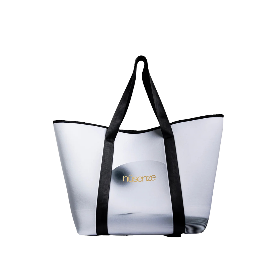 NUSENZE BAG BLACK WHITE DESSERT TOTEBAG