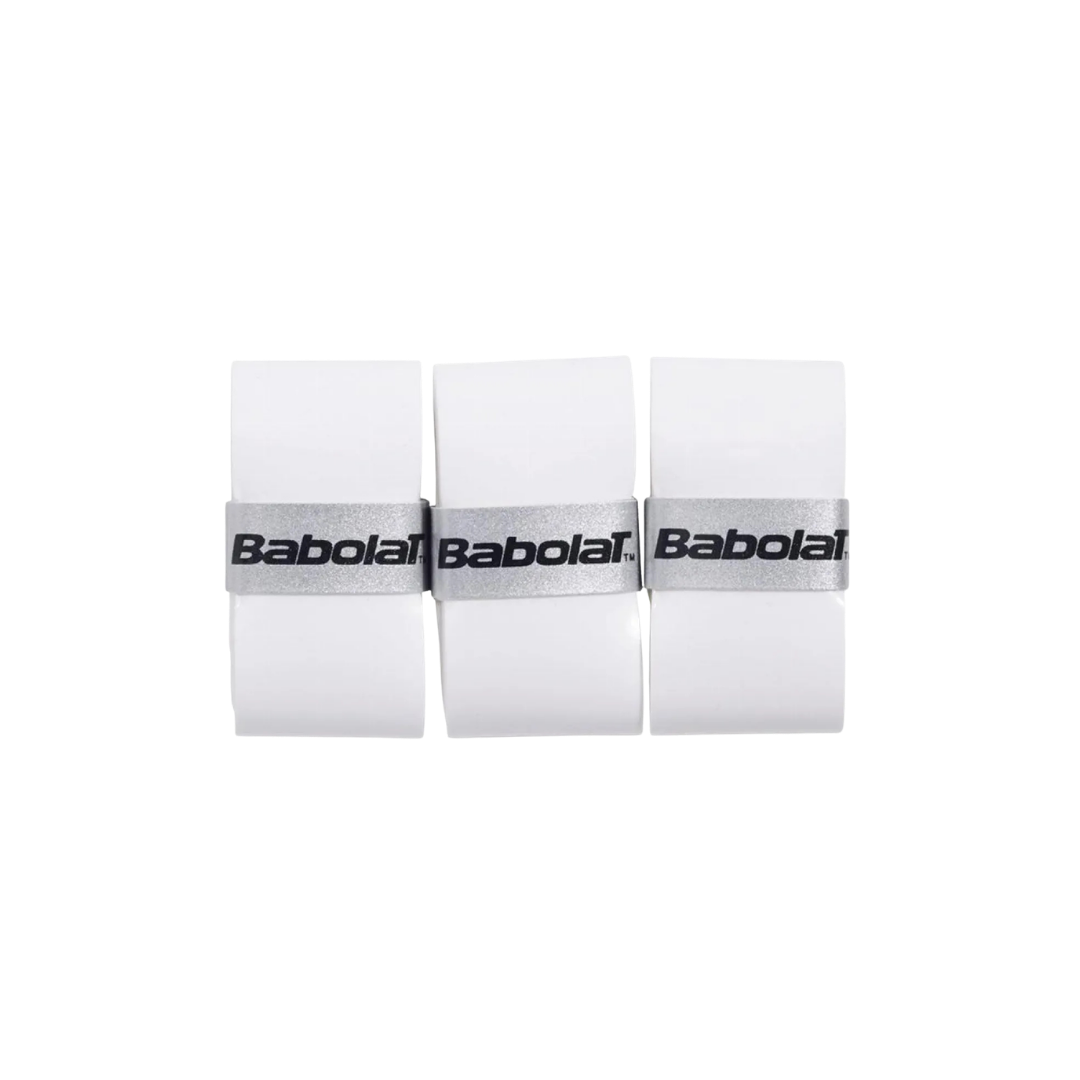 Babolat Overgrips Pro Tour 2.0 Comfort White (pack of 3)
