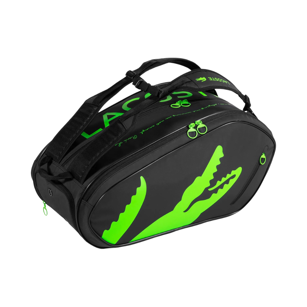 Lacoste Padel Bag L Black Green 2026