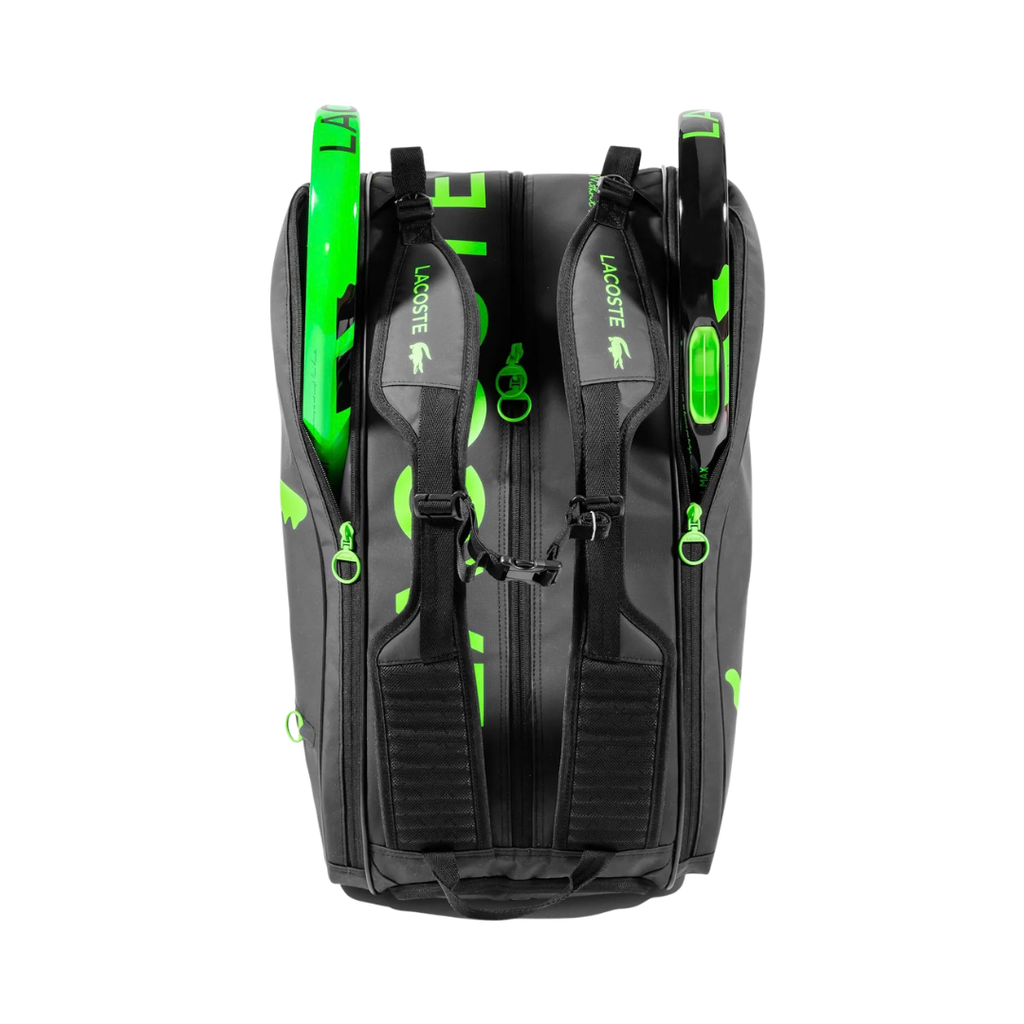 Lacoste Padel Bag L Black Green 2026