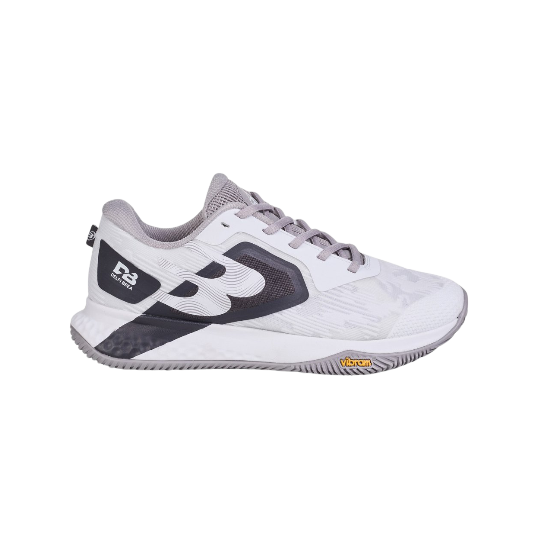 BULLPADEL SHOES VERTEX VIBRAM 25I WHITE BLACK