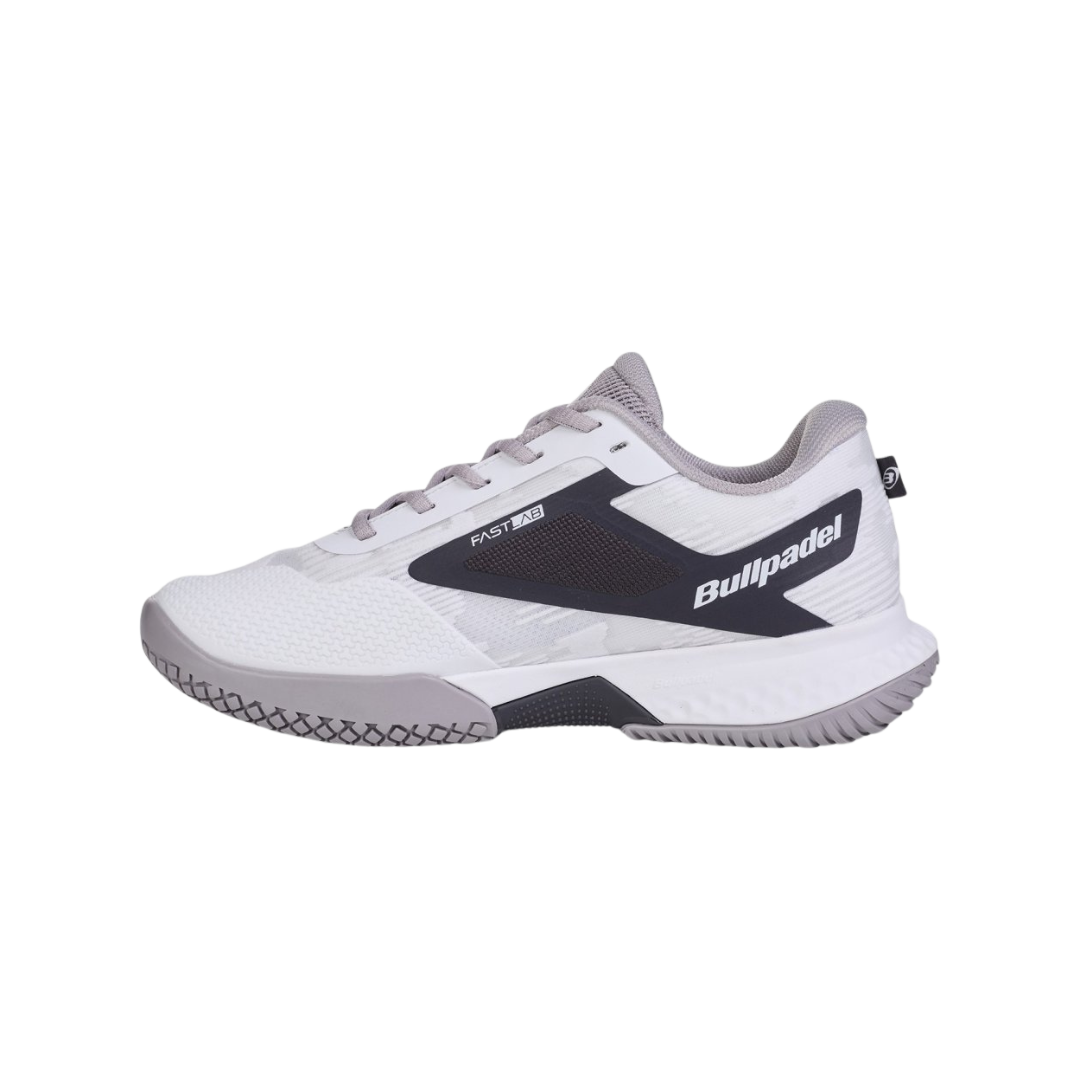 BULLPADEL SHOES VERTEX VIBRAM 25I WHITE BLACK