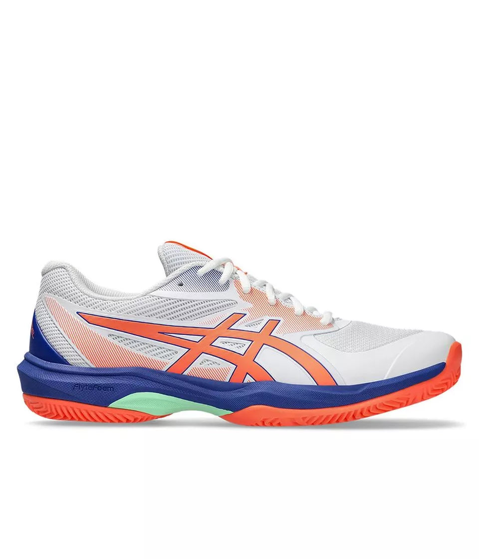 ASICS SHOES GAME FF PADEL WHITE/VIVID CORAL MEN