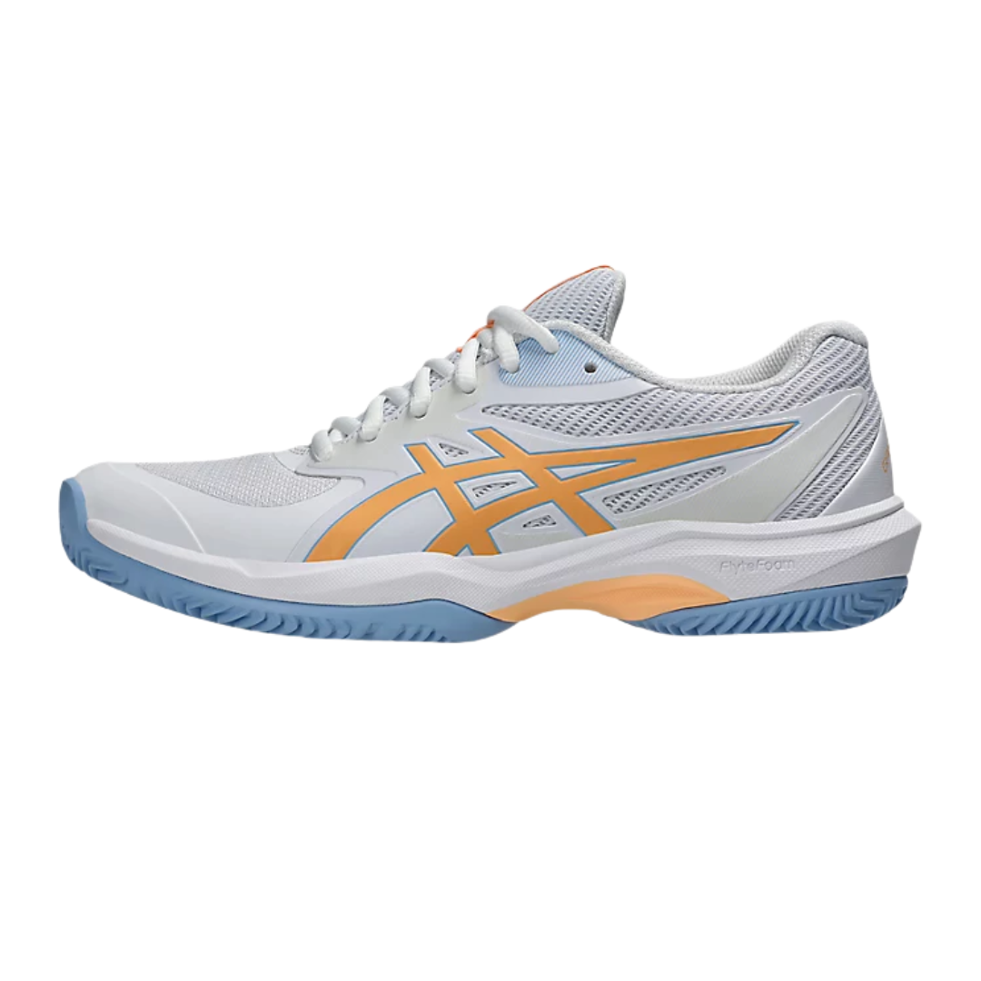 ASICS SHOES GAME FF PADEL WHITE/ORANGE GLOW WOMEN