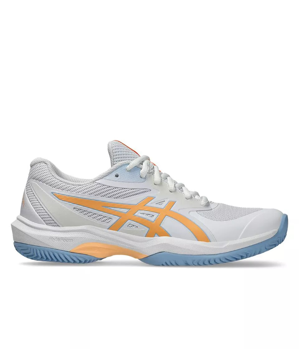 ASICS SHOES GAME FF PADEL WHITE/ORANGE GLOW WOMEN