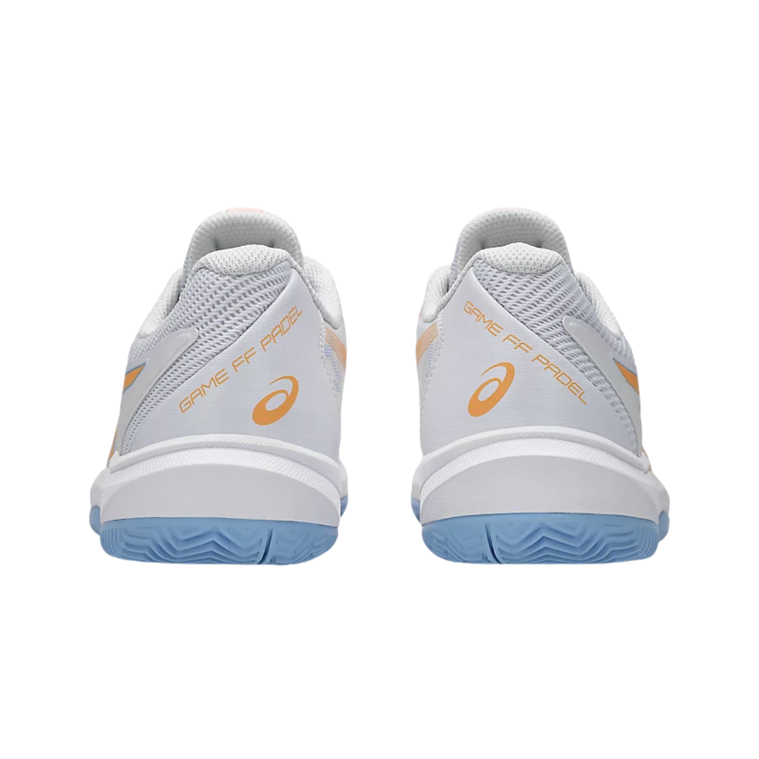 ASICS SHOES GAME FF PADEL WHITE/ORANGE GLOW WOMEN
