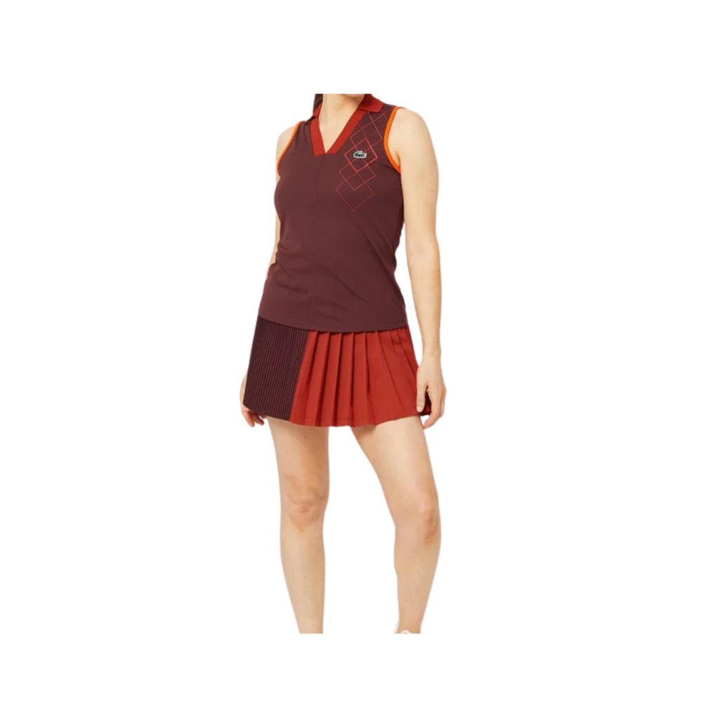 LACOSTE WOMEN FALL RED TANK 36
