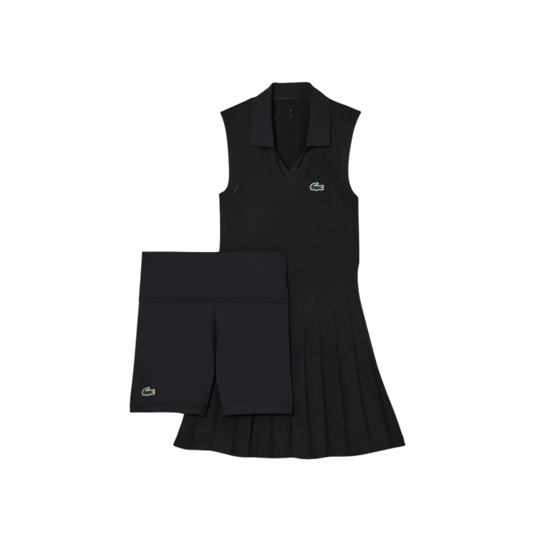 LACOSTE DRESS WOMEN SPRING PLAYERS BLACK