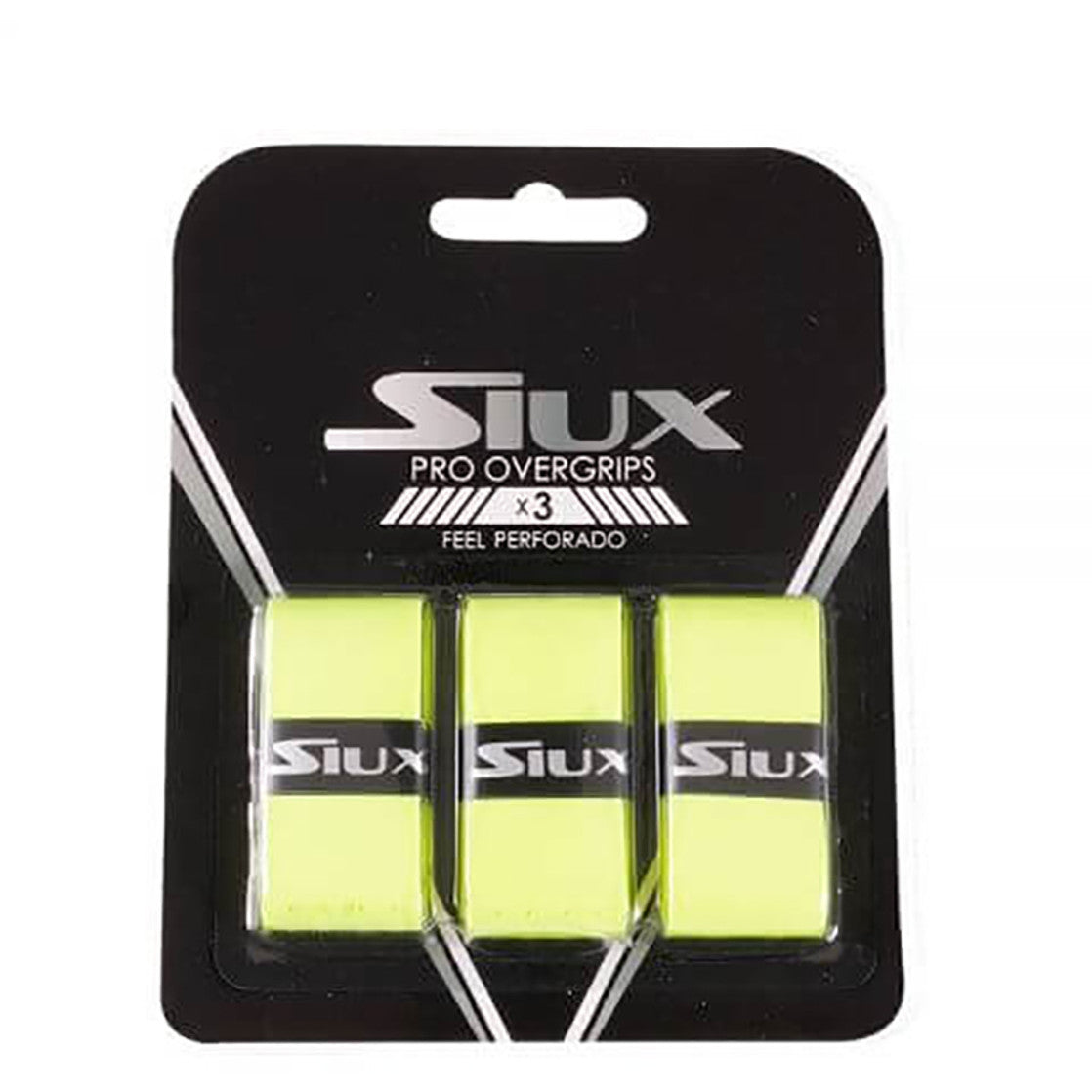 SIUX OVERGRIPS PRO X3 FEEL PERFORADO YELLOW