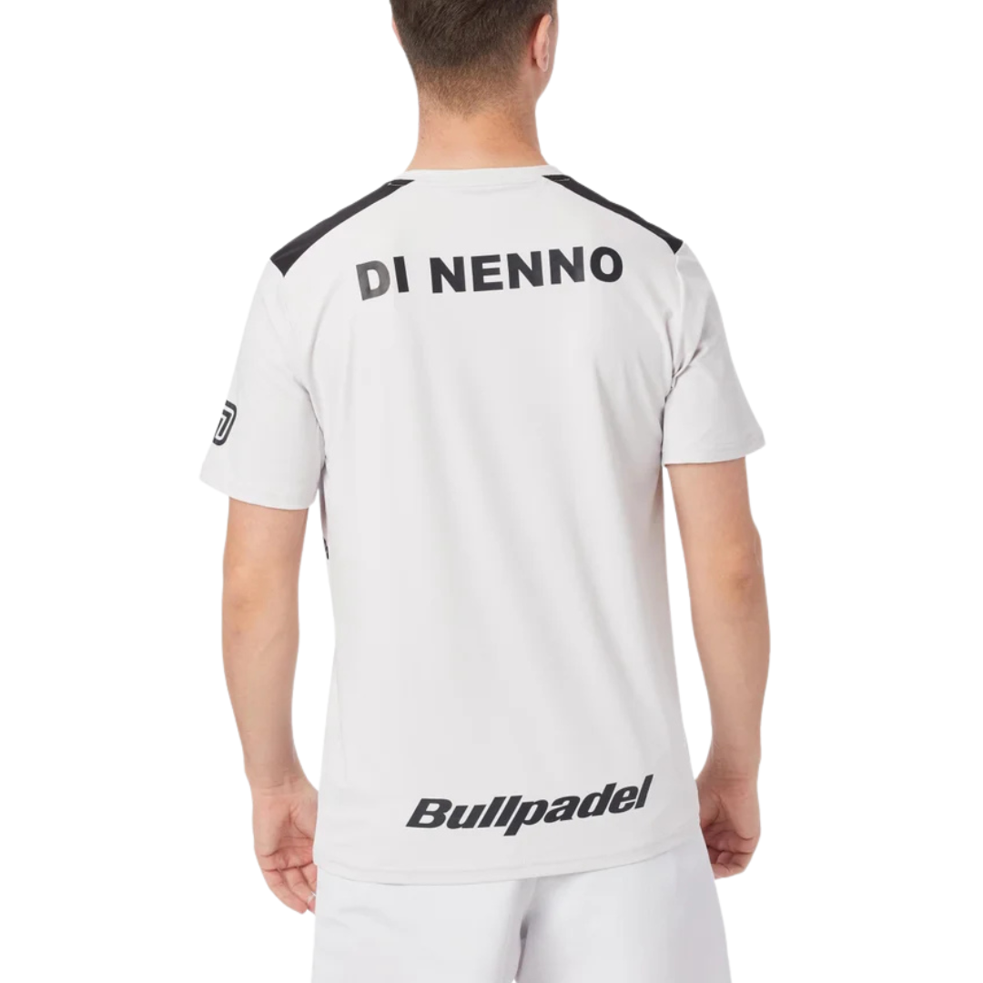 BULLPADEL T-SHIRT MEN DI NENNO GRIS PERLA SIZE S
