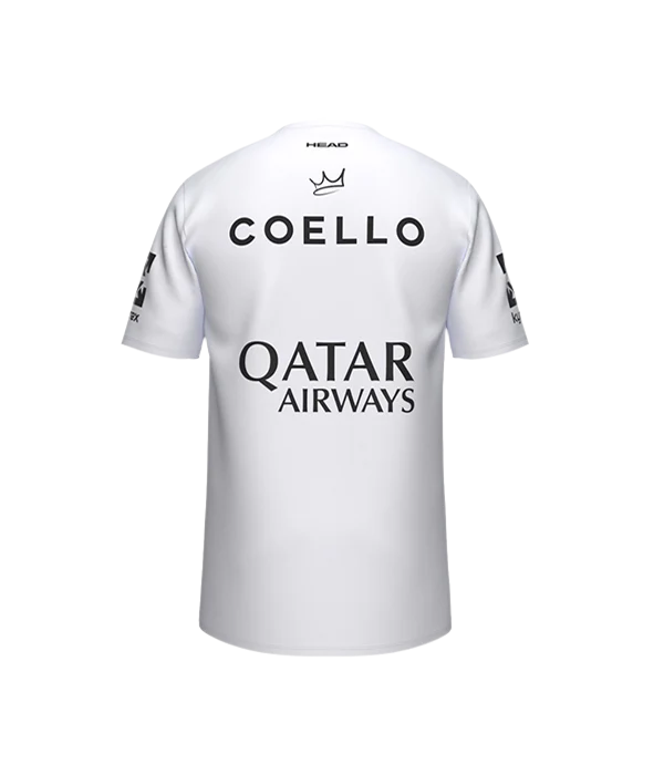 HEAD T-SHIRT COELLO 2025 WHITE SIZE XXL