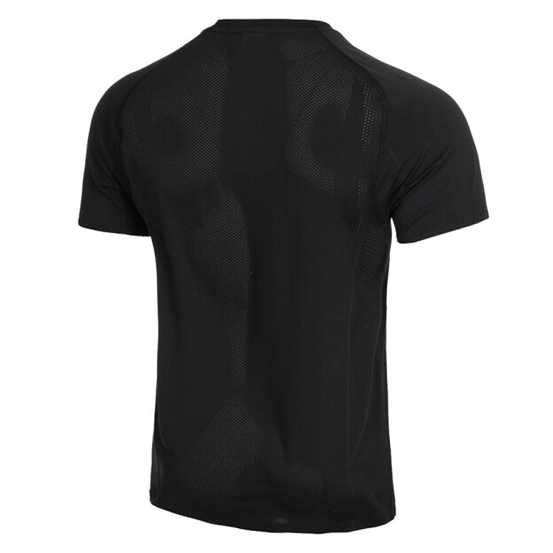 WILSON T-SHIRT MEN PLAYERS SEAMLESS CREW 2.0 BLACK SIZE L