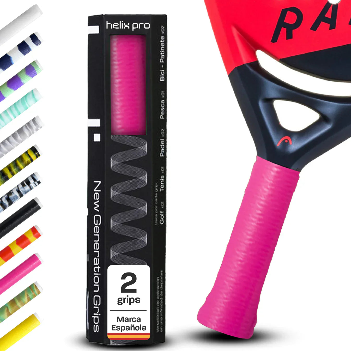 HELIX PRO GRIP SOLID PINK