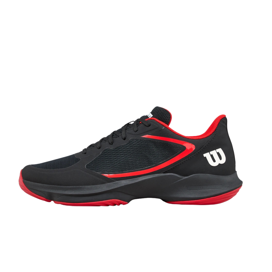 WILSON SHOES MEN HURAKN LITE BLACK/INFRARED WHITE SIZE 11