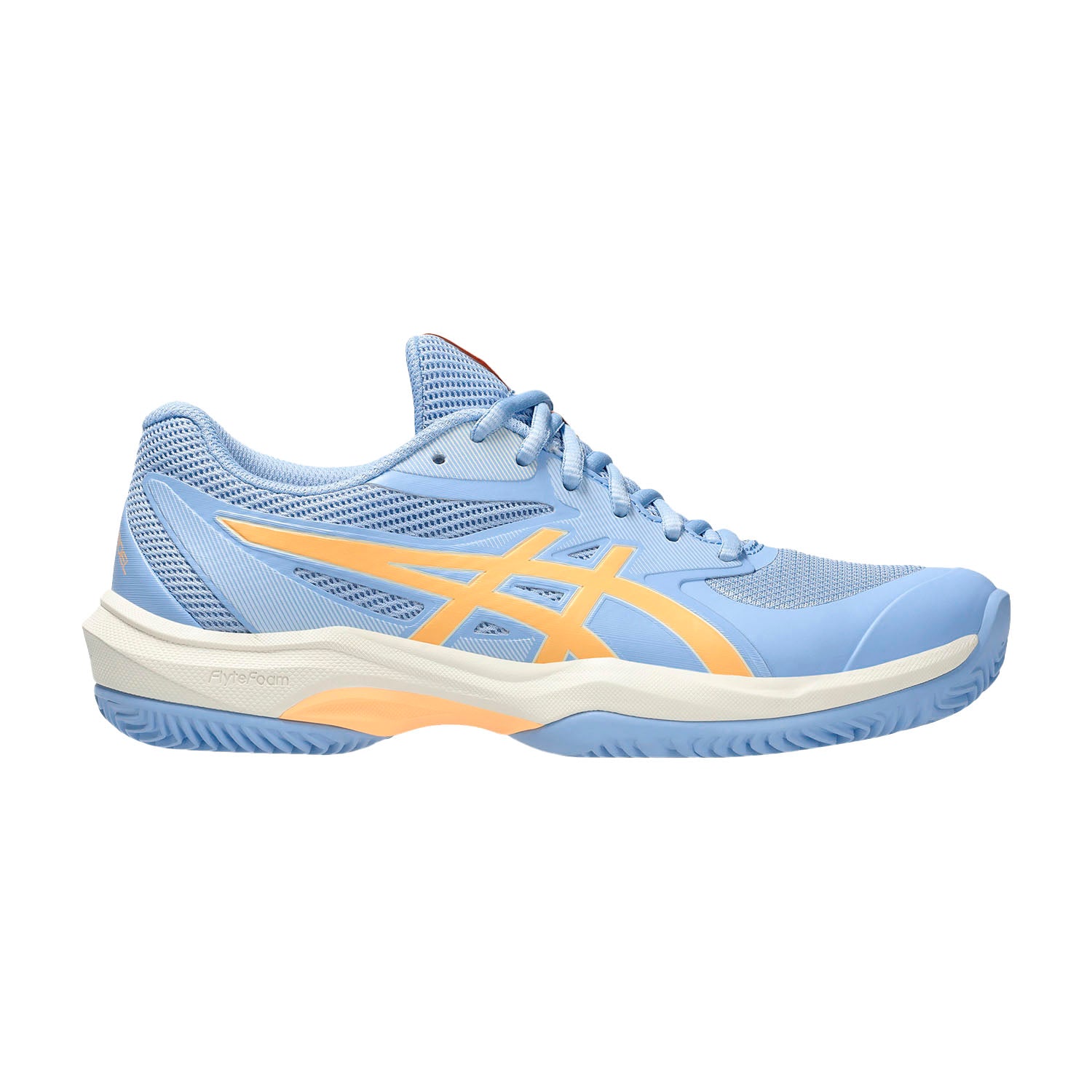 ASICS SHOES GAME FF PADEL STONE WASH/ORANGE GLOW WOMEN