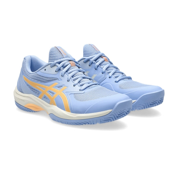 ASICS SHOES GAME FF PADEL STONE WASH/ORANGE GLOW WOMEN