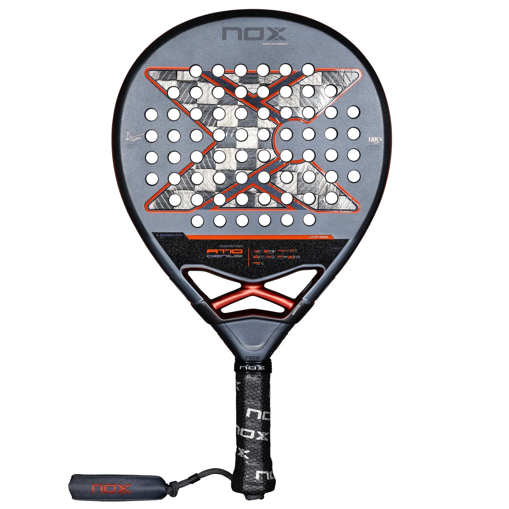 NOX RACKET AT10 GENIUS 18K ALUM BY AGUSTIN TAPIA