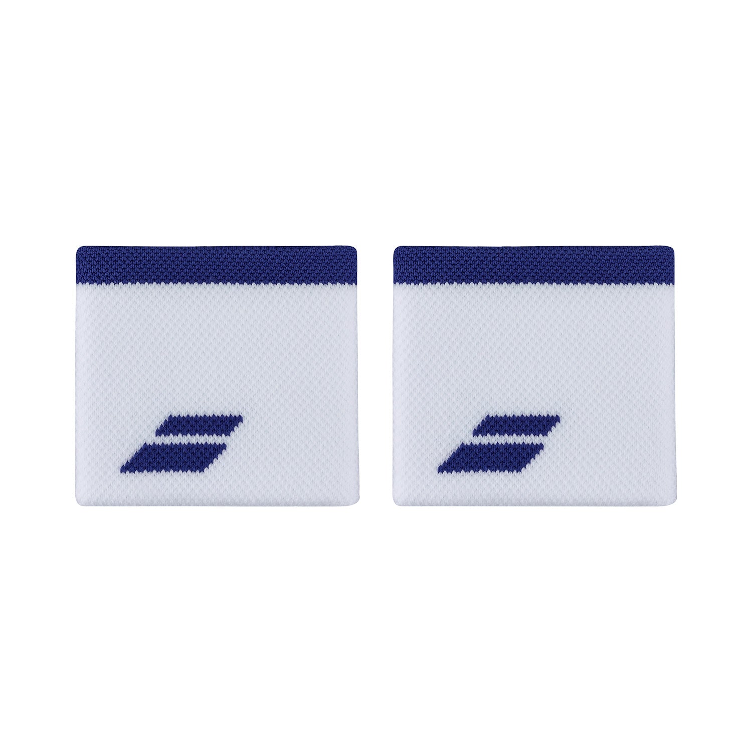 BABOLAT WRISTBANDS LOGO WHITE/SODALITE BLUE (PACK 2)