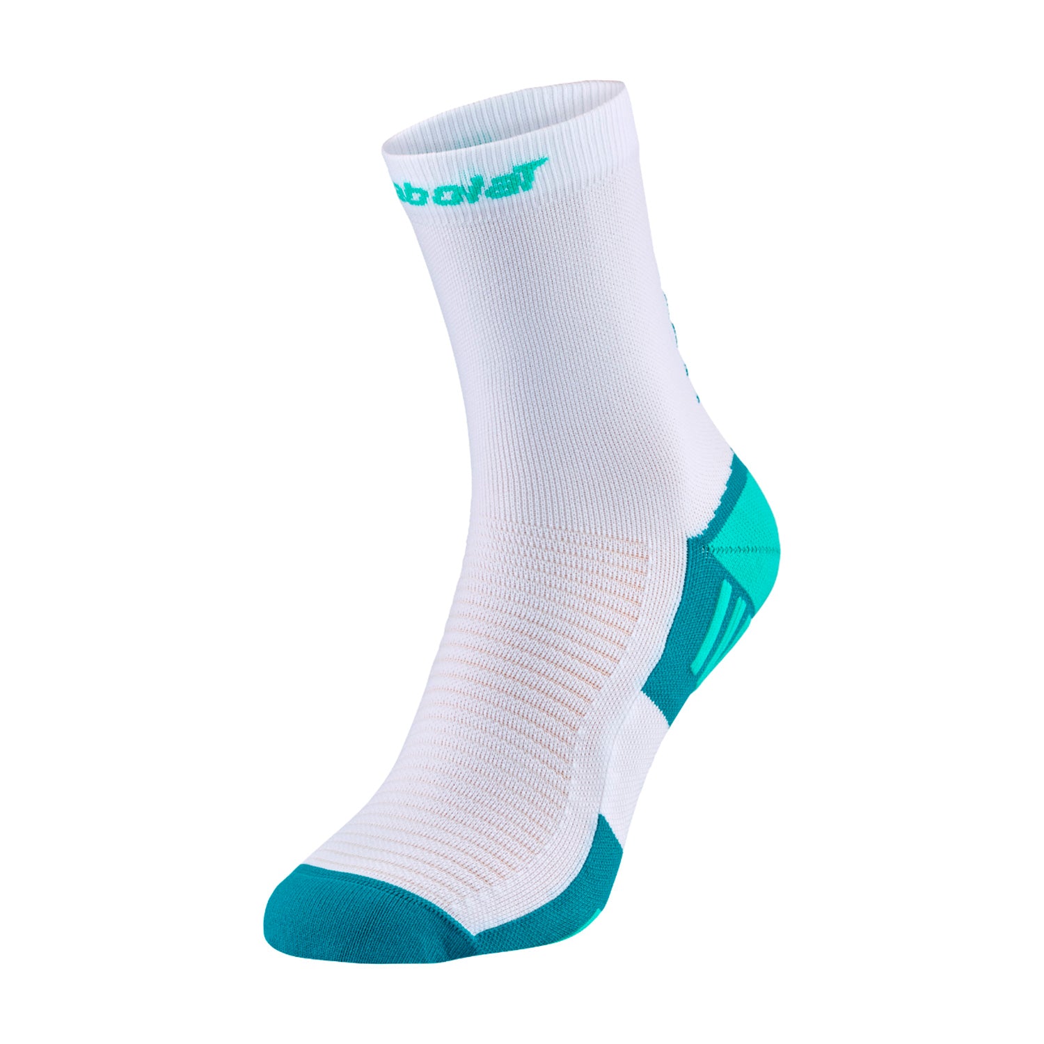 BABOLAT SOCKS PADEL LONG WHITE/BECTRIC GREEN EU 43-46