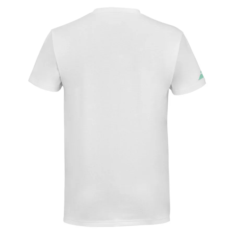 BABOLAT T-SHIRT COTTON TEE PADEL WHITE 2024