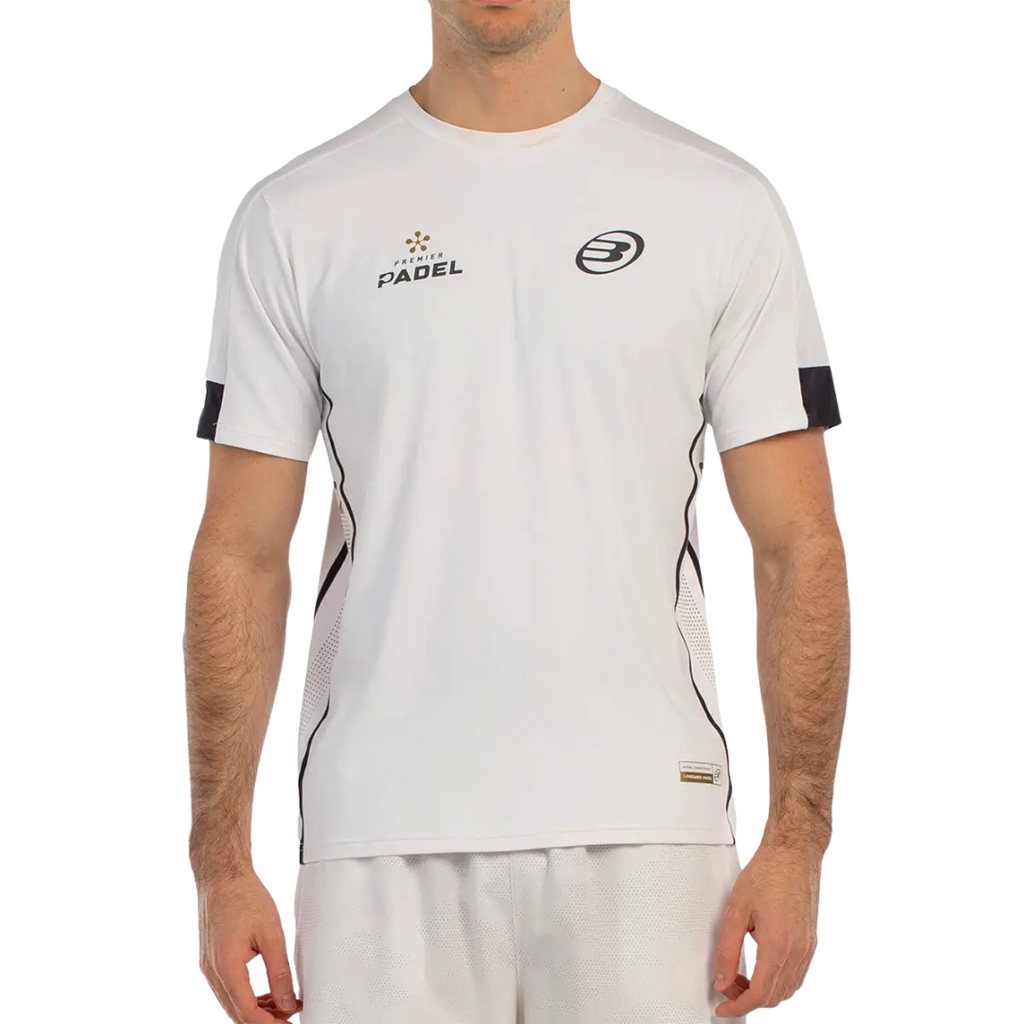 BULLPADEL T-SHIRT MEN PREMIER BORNI BLANCO