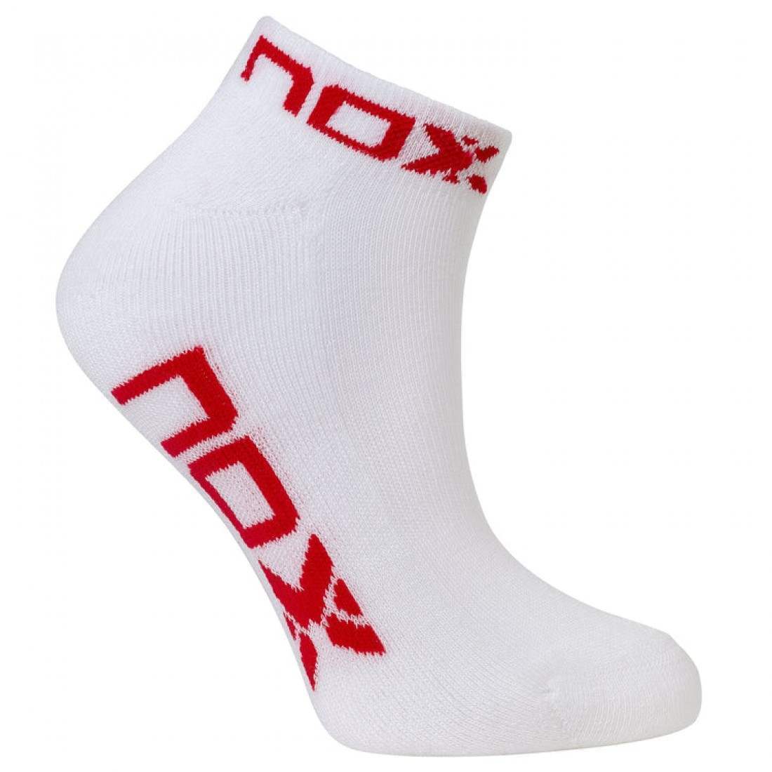 NOX SOCKS WOMEN PINKIES WHITE/RED