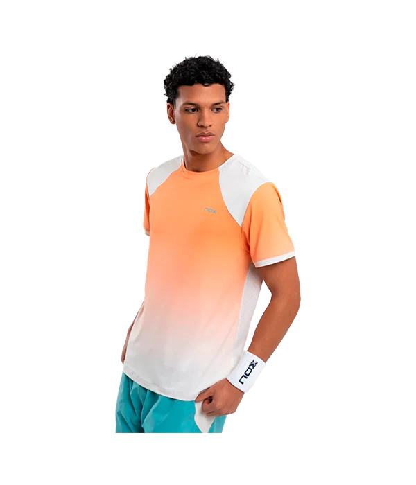 NOX T-SHIRT HOMBRE PRO MOCK ORANGE DEGRADED SIZE M