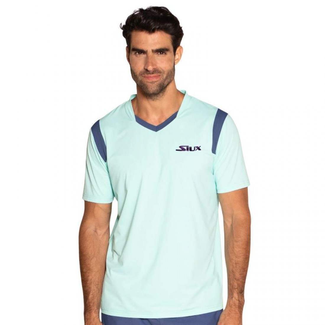 SIUX T-SHIRT MEN DUST TURQUOISE