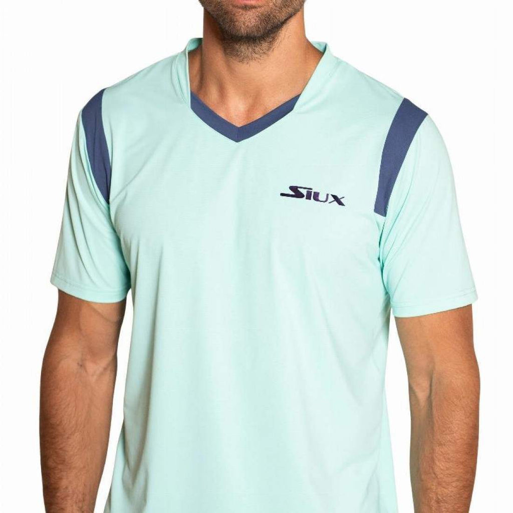 SIUX T-SHIRT MEN DUST TURQUOISE