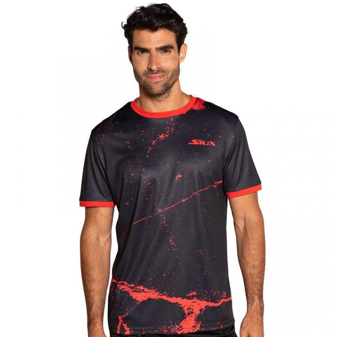 SIUX T-SHIRT MEN SPLASH BLACK