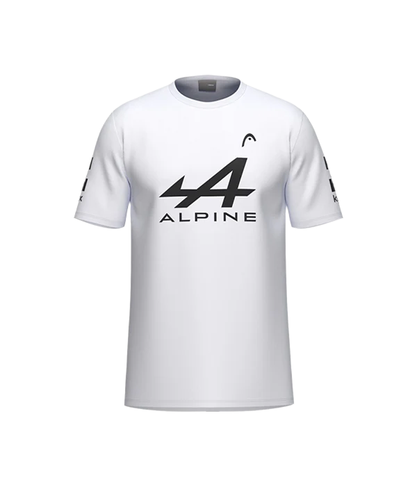 HEAD T-SHIRT ARTURO COELLO SPONSORS 2025 WHITE