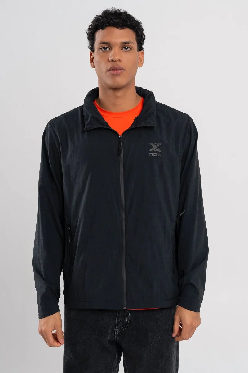 NOX JACKET CORTAVIENTOS HOMBRE TEAM BLACK SIZE L