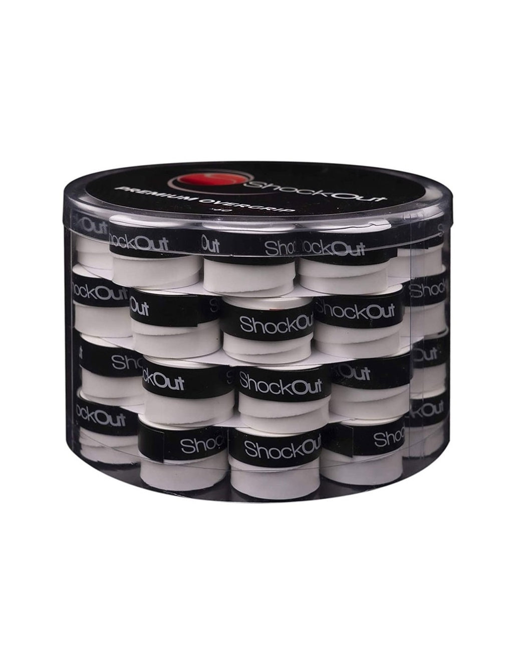SHOCKOUT OVERGRIPS PREMIUM LISOS BLANCO NEGRO