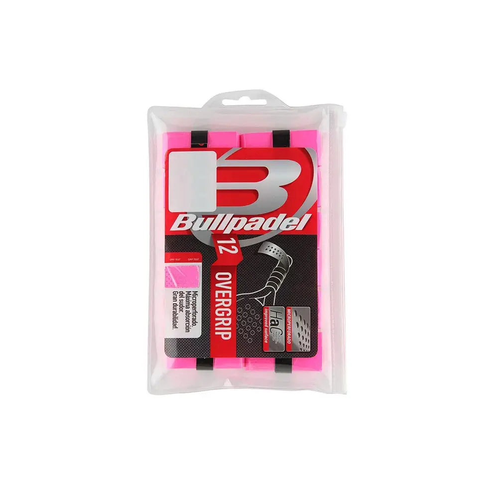 BULLPADEL OVERGRIPS ROSA FLUOR GB1601