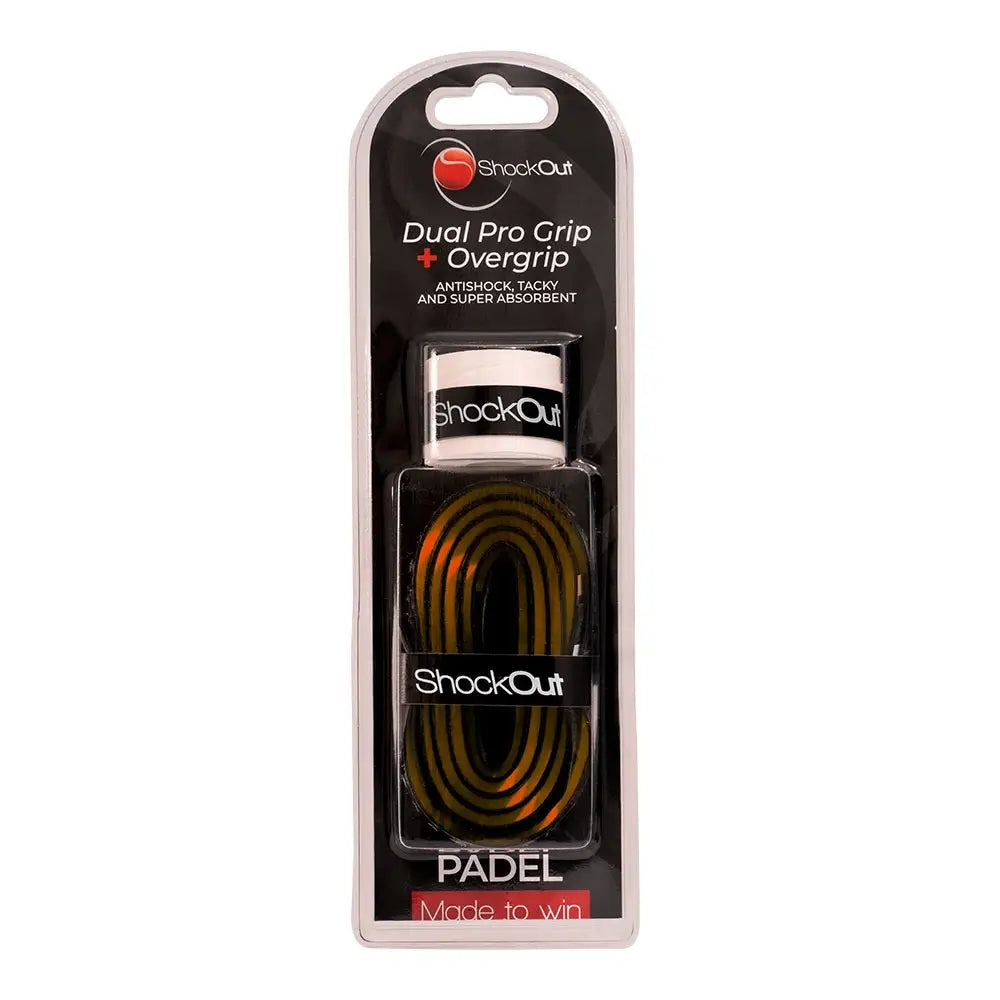 SHOCKOUT DUAL PRO GRIP NEGRO/NARANJA
